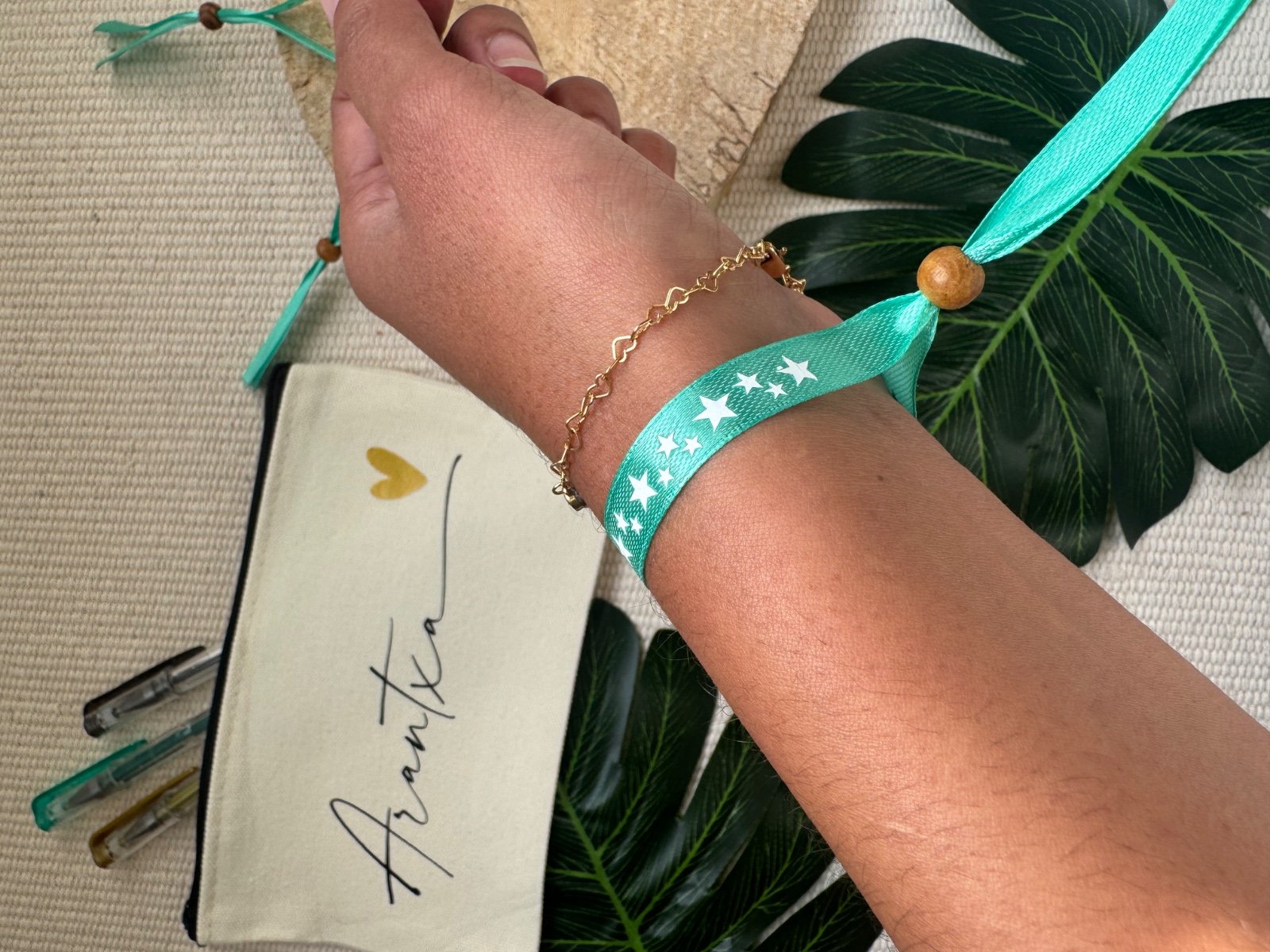 Pulsera tela personalizada