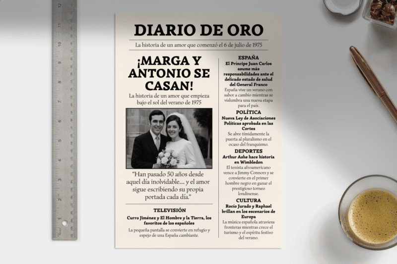 Portada de un gran día