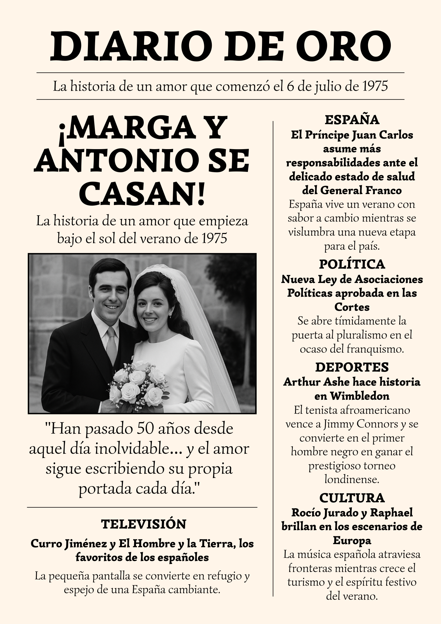diario periódico portada de tu día